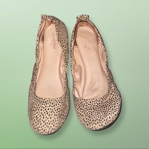 Polka dot / leopard print ballet flats. Universal Thread. Size 8. Almost new!!